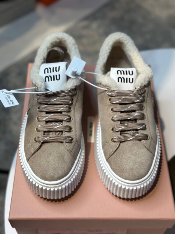 Кеды на меху MiuMiu
