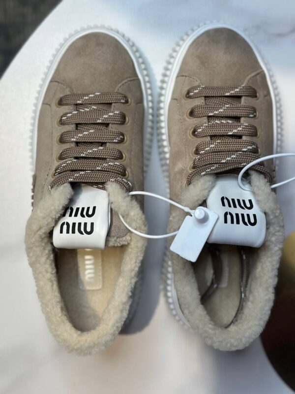 Кеды на меху MiuMiu