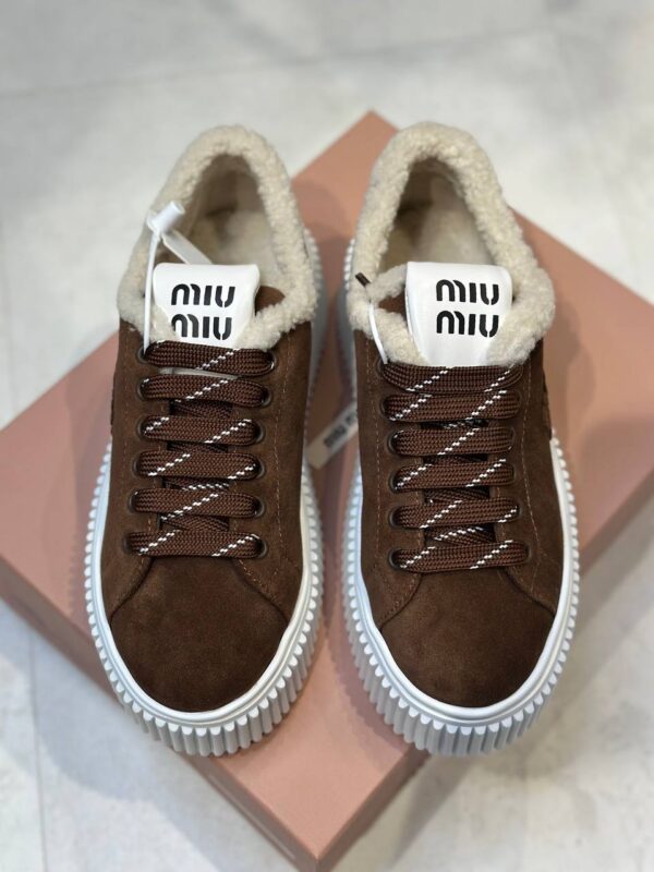 Кеды на меху MiuMiu