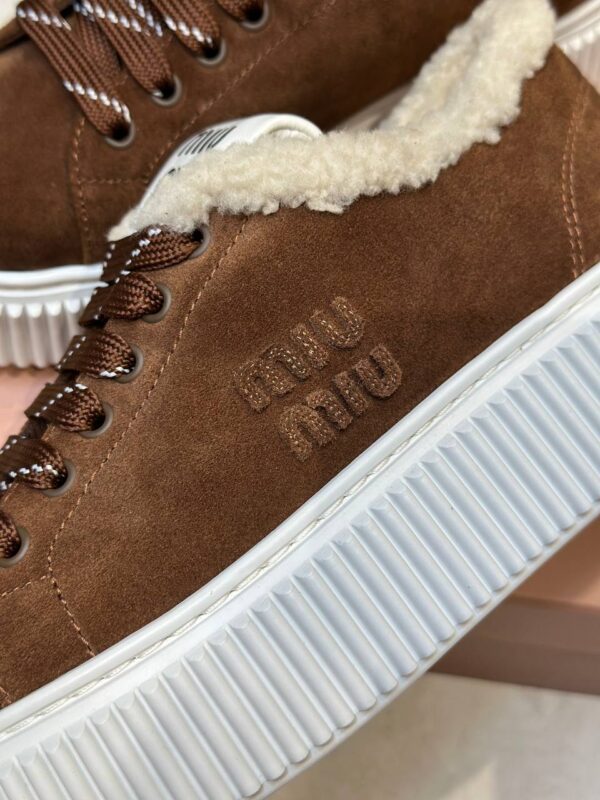 Кеды на меху MiuMiu