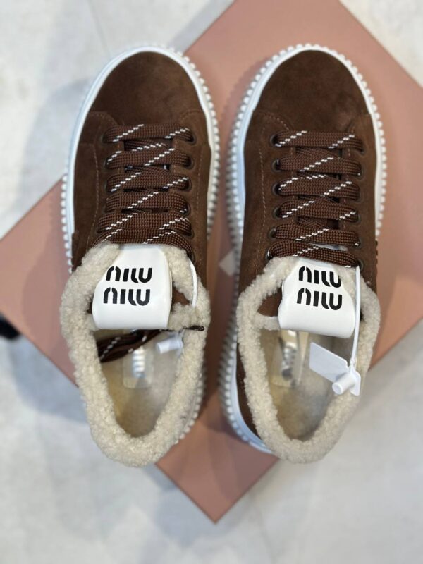 Кеды на меху MiuMiu